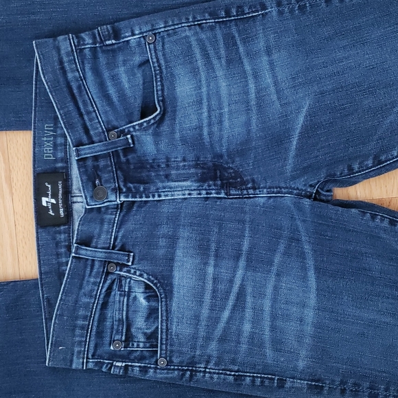 7 For All Mankind Luxe Performance PAXTYN Clean Pocket Jeans Size 28 - Picture 3 of 10